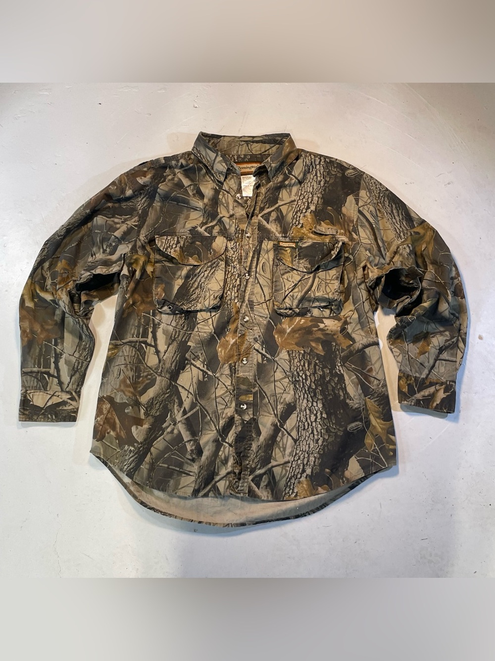Remington Brown & Green Realtree Camo Field Shirt Jacket